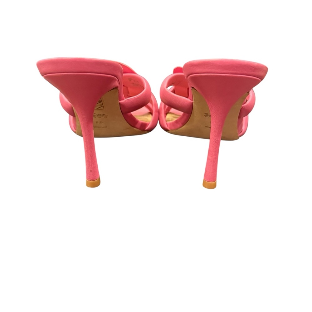 Coach Kellie Women's Bubblegum Pink Slide Leather Sandals sz 8.5 - Picture 4 of 10
